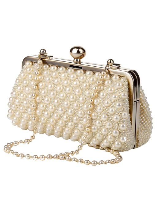 beads clutch bag